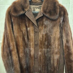 Vintage Real Mink Fur Jacket – Late 1970s/1980s